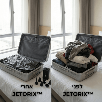 תיק מיוחד לאחסון בואקום+משאבה מבית ™JETORIX